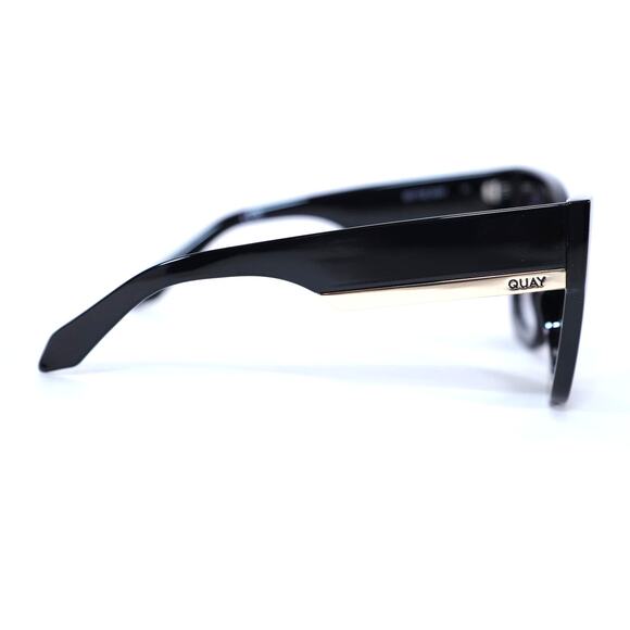 Quay Australia BY THE WAY Oversized Womens Sunglasses–Black / Smoke Gradient–NWT main image 4